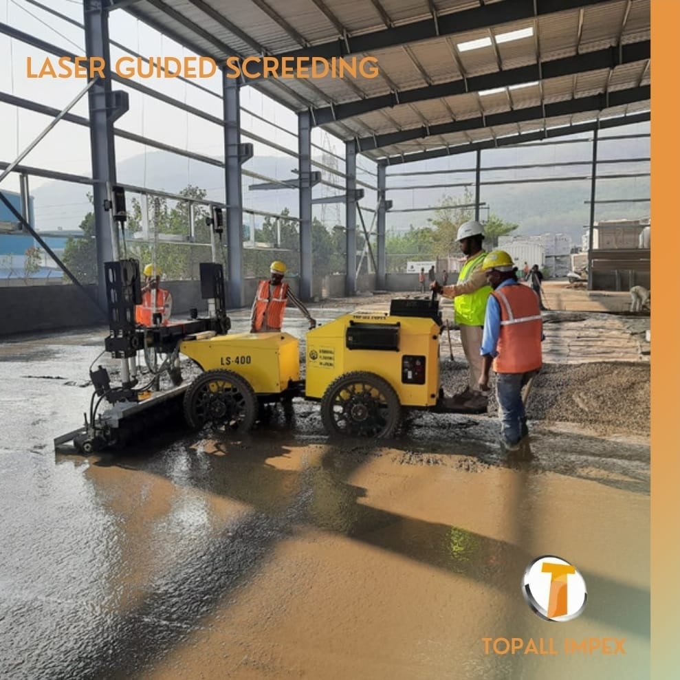 Stand - on Laser Concrete levelling Machine